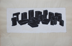 Paul Morez - Acrylic on paper
50 x 80 cm, 1980