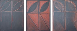 Paul Morez - Oil and wax on canvas
60 x 50 cm each, 1981